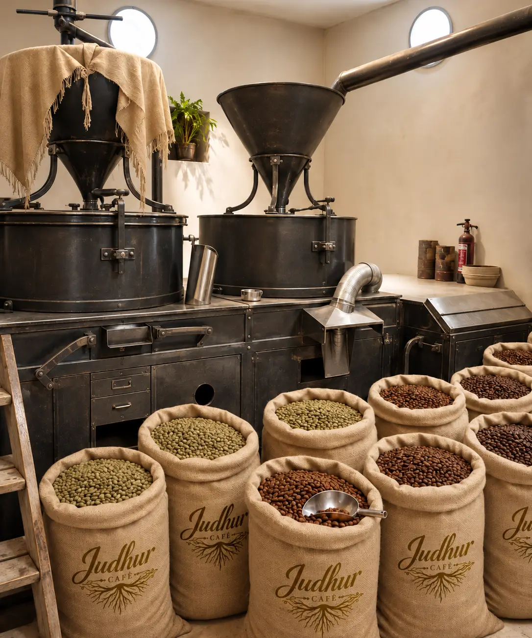 Judhur Cafe Rustic coffee roastery