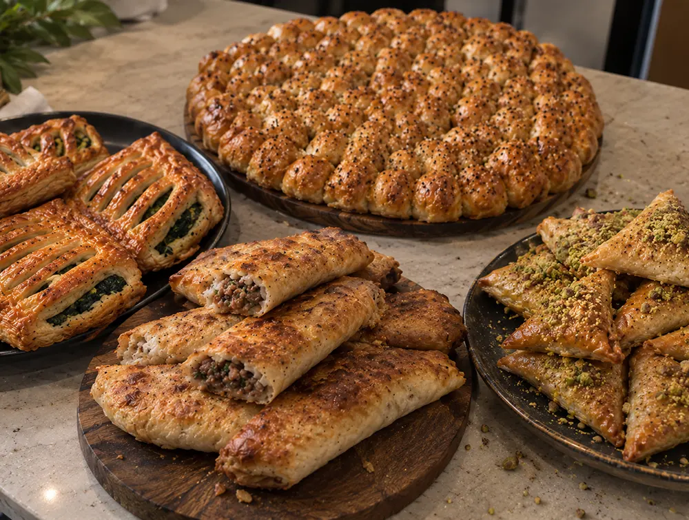 Catering spread, custom options