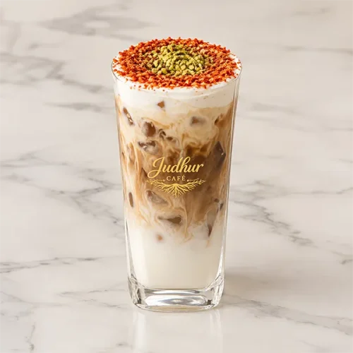 Iced Kanafeh Latte
